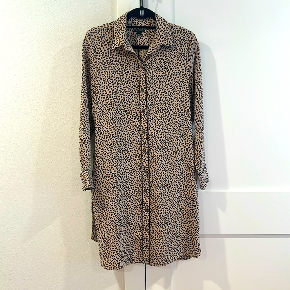 Ann Taylor leopard print 🐆 shirt dress